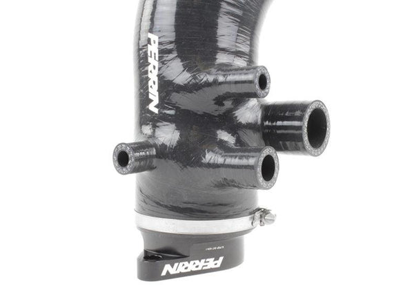 PERRIN 15-21 Subaru WRX / 14-18 Forester XT Turbo Inlet Hose 3in. w/ Turbo Adapter Flange - Black