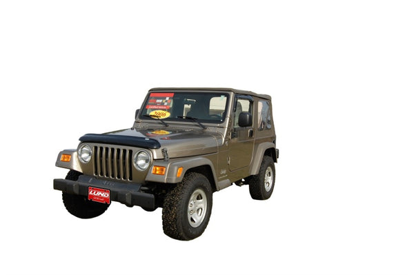 AVS Ventvisor Window Deflectors for 19972006 Jeep Wrangler (2pc, Smoke)