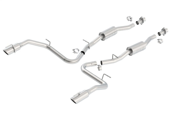 Borla Catback Exhaust for 99-04 Ford Mustang SVT Cobra - Aggressive SS