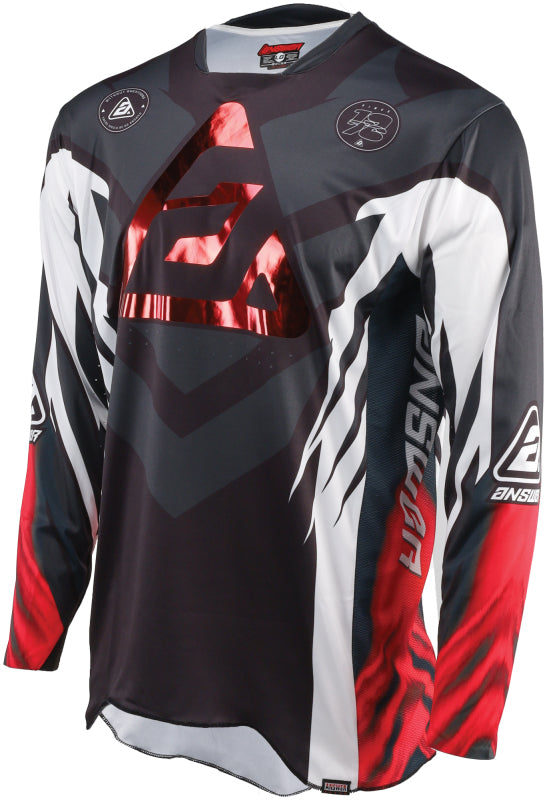 Answer Elite Xotic Jersey Crimson/Black - Small