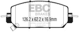 EBC 2017+ Honda Clarity Fuel Cell Greenstuff Front Brake Pads