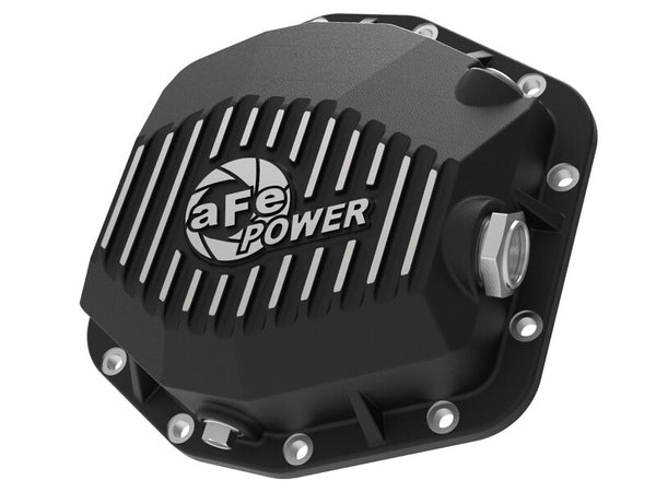 aFe POWER 2021 Ford Bronco Dana M220 Differential Cover - Black Street Series with Machined Fins