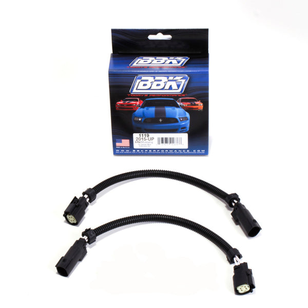 BBK Front O2 Sensor Wire Harness Extensions 6-Pin (Pair) for 2015 Mustang GT/V6