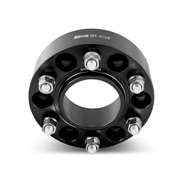Borne Off-Road 50mm Wheel Spacers - 6x139.7 - 93.1 - M12 - Black
