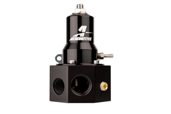 Aeromotive Adjustable Fuel Pressure Regulator 30120 PSI, .313 Valve, (3) -8AN Inlets, -10AN Return