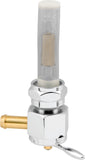 Bikers Choice Chrome Hex Petcock 22MM Left Outlet
