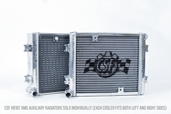 CSF Auxiliary Radiator for 2015+ Mercedes Benz C63 AMG (W205) - Qty 2 Recommended
