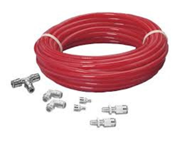 Firestone Air Line Service Kit - 18ft x 0.025in with Elbow Fittings & Valves (WR17602012)