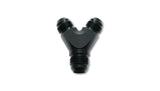 Vibrant -8AN x -8AN x -8AN Y-Adapter Fitting - Aluminum