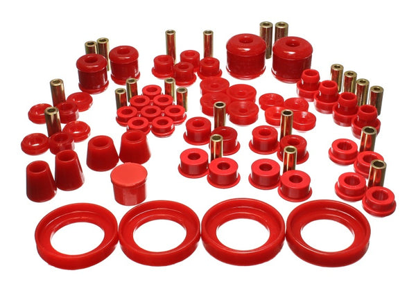 Energy Suspension Hyper-Flex Master Bushing Set for 97-01 Honda Prelude Type SH - Red