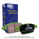 EBC 2020+ Cadillac CT4 Sport 2.0T Greenstuff Front Brake Pads