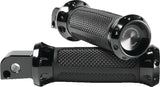 Performance Machine Footpegs Overdrive Passenger - Black Ano