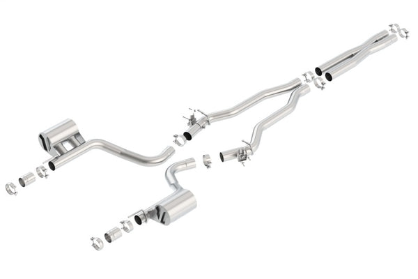 Borla ATAK Catback Exhaust for 2015 Dodge Charger Hellcat 6.2L V8 with Valves (No Tips)