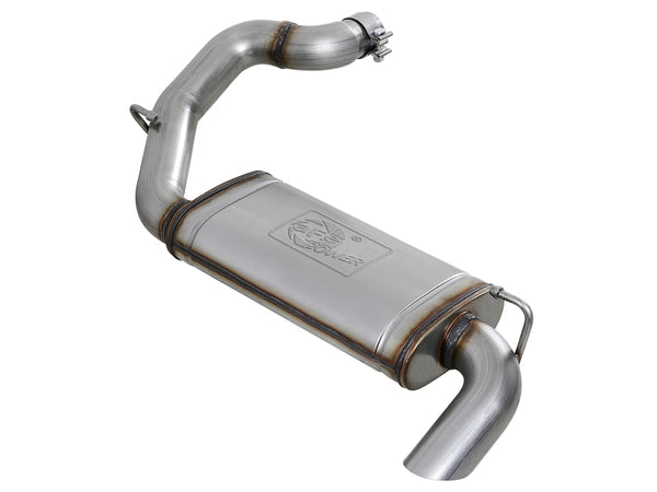 aFe MACH Force-Xp Hi-Tuck 3in Stainless Steel Axle-Back Exhaust for 2018-2020 Jeep Wrangler JL 2.0/3.6