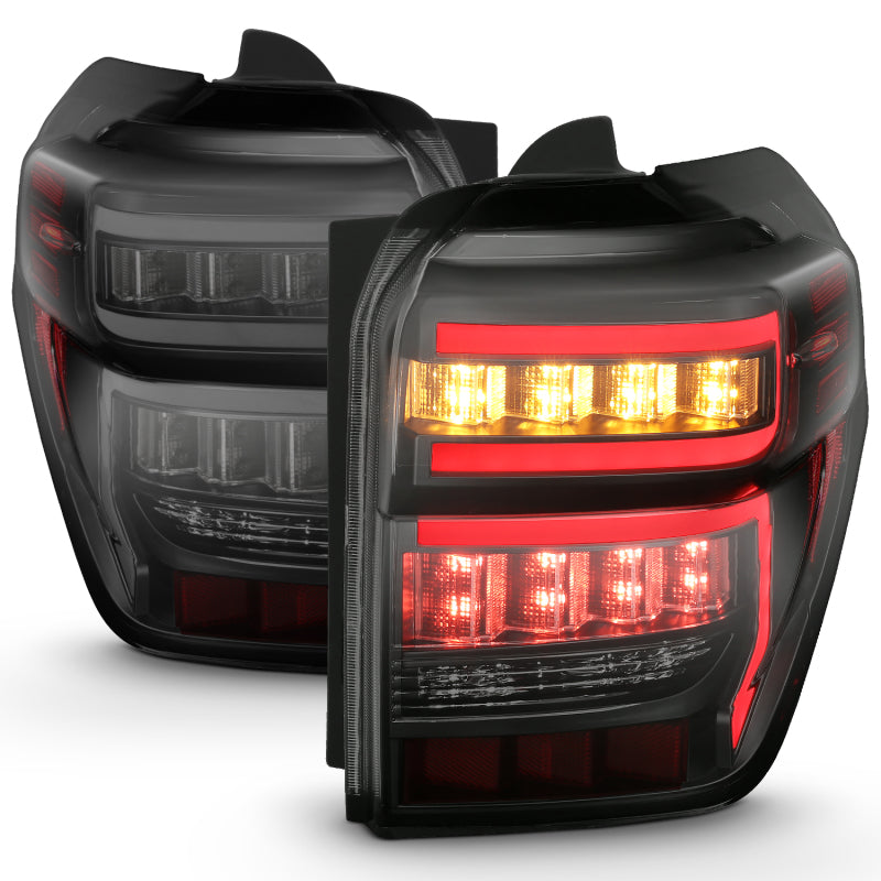 Anzo Tail Lights - 14-20 Toyota 4Runner Black Housing Smoke Lens