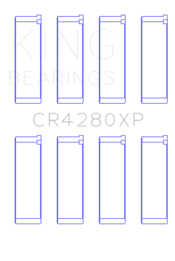 King Engine Bearings Subaru WRX/STi EJ20/EJ22/EJ25 48mm Rod Performance Rod Bearing Set - Size STDX