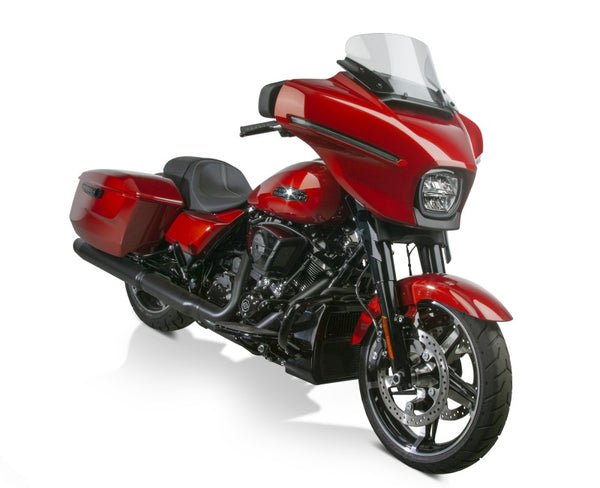 National Cycle 24+ Harley Davidson FLH/ 23 FLH CVO V-Stream Quantum Plus Mid Windshield- LT. Tint