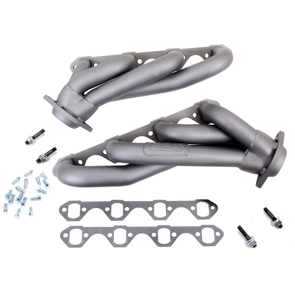 BBK Shorty Unequal Length Headers Titanium Ceramic for 1979-1993 Ford Mustang 5.0L