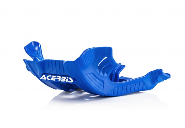 Acerbis Skid Plate Blue/White  Fantic XE/XX125 (2021-2022) & Yamaha YZ125 (2006-2023)