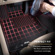 Load image into Gallery viewer, 3D MAXpider 2012-2019 Fiat 500/500E Kagu 1st Row Floormat - Black