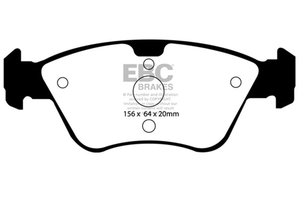 EBC Redstuff Front Brake Pads for 03-08 Chrysler Crossfire 3.2
