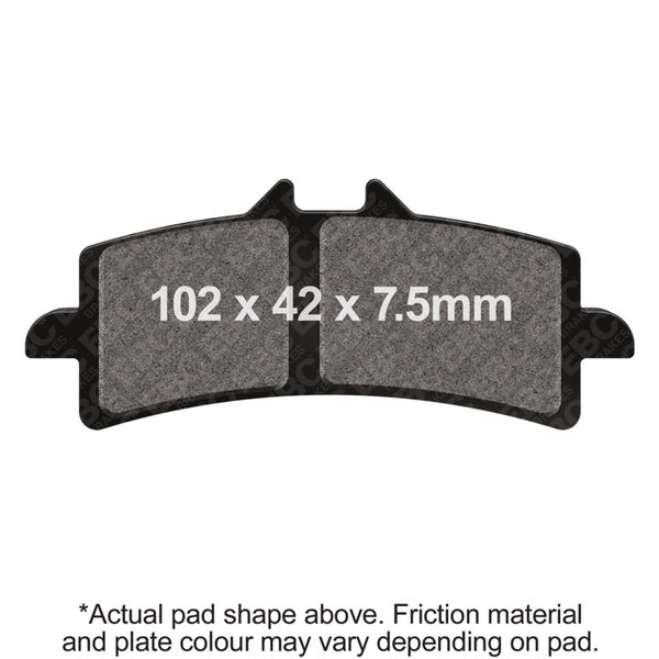 EBC 14-17 Honda CBR 1000 RR SP (w/Brembo Front Calipers) Front Left/Right Sintered HH Brake Pads