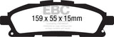 EBC 11+ Nissan Quest 3.5 Yellowstuff Front Brake Pads