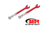 BMR 08-17 Challenger Lower Trailing Arms w/ On-Car Adj. Rod Ends - Red