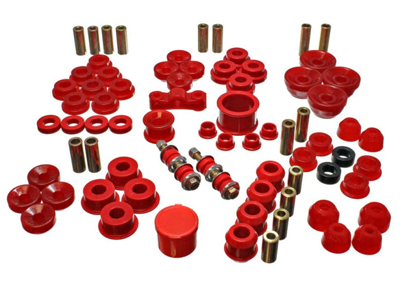 Energy Suspension Hyper-Flex Master Bushing Set for 90-93 Acura Integra - Red