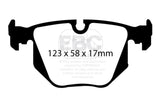 EBC 04-06 BMW X3 2.5 (E83) Greenstuff Rear Brake Pads