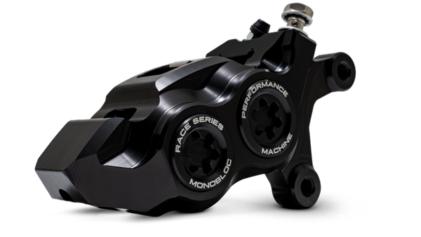 Performance Machine 08-23 FL,18-24 M8 Softail,06-17 VRod 137x4B Rce Series Monobloc Caliper Right BK