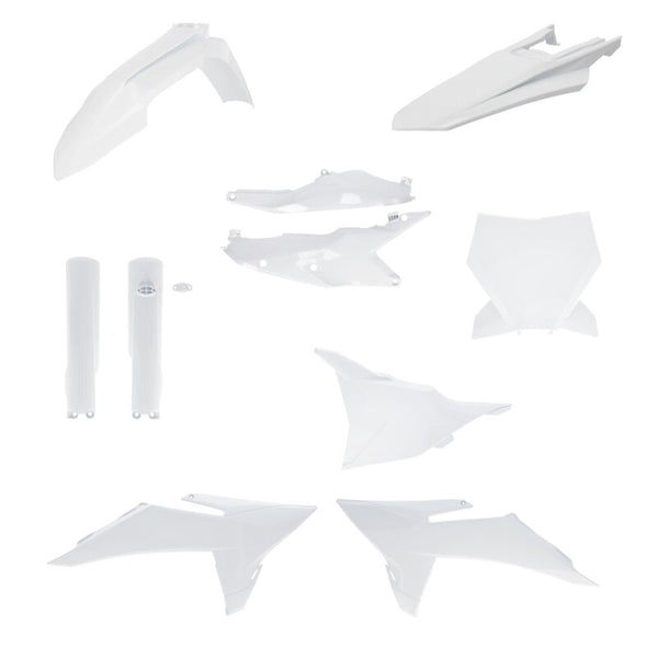 Acerbis Full Plastic Kit White for 2025 KTM 125-450 SX/SX-F/XC/XC-F