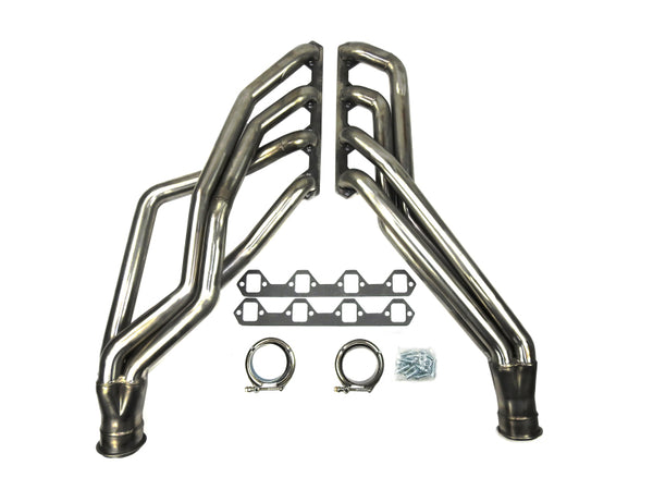 JBA Long Tube Headers for 65-73 Ford Mustang 351W SBF - 1-3/4in Primary Raw 409SS