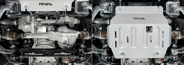 RIVAL 2015-Present Ford F150 Aluminum Engine Skid Plate Except 2.7