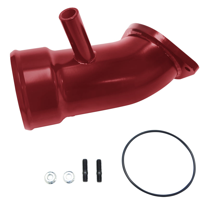 Wehrli 17-19 Chevrolet 6.6L L5P Duramax 3.5in Intake Horn w/PCV Port - WCFab Red