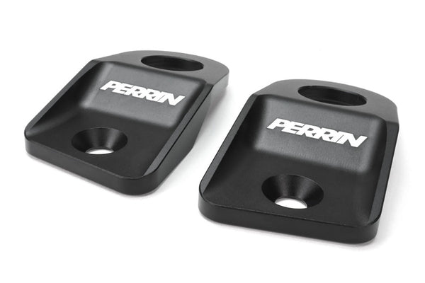PERRIN 15-21 Subaru WRX/STI / 13-17 Crosstrek /  12-16 Impreza Upper Radiator Bracket Set - Black
