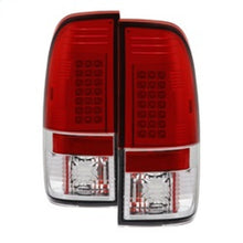 Load image into Gallery viewer, Spyder Ford F150 side 97-03/F250/350 Duty 99-07 LED Tail Lights Red Clear ALT-YD-FF15097-LED-RC