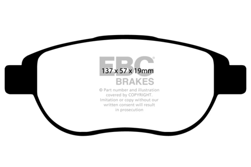 EBC Brakes Yellowstuff Performance Brake Pads