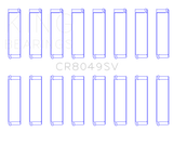 King Engine Bearings 08-11 BMW N62/N63/S63 Rod Bearing Set - Size +.5