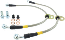 Load image into Gallery viewer, StopTech 97-01 Prelude Rear SS Brake Lines