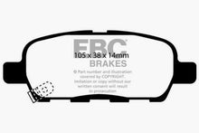 Load image into Gallery viewer, EBC Yellowstuff Brake Pads for 03-05 Infiniti FX35 Rear