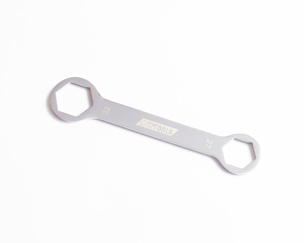 CruzTOOLS Combo Axle Wrench 27mm x 32mm for KTM and Husqvarna Motorcycles