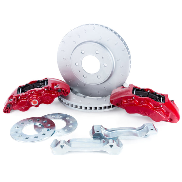 Alcon 20092020 Ford F-150 / Raptor Gen 12 347x36mm 6-Piston Red Front Big Brake Kit