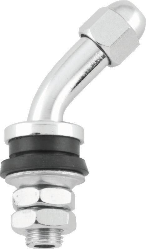 BikeMaster 45 Chrome Valve Stem (Each)