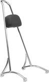 Burly Brand Tall Sissy Bar 20in - Chrome