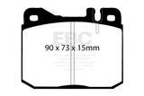 EBC 76-79 Mercedes-Benz 230 Greenstuff Front Brake Pads