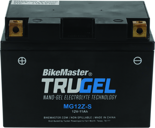 BikeMaster TruGel MG12Z-S Gel Motorcycle Battery 170 CCA (151x87x110mm)