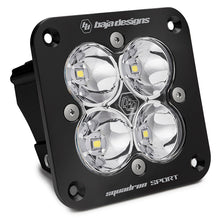 Load image into Gallery viewer, Baja Designs Squadron Sport Work/Scene Pattern Black Flush Mount LED Light Pod - Clear