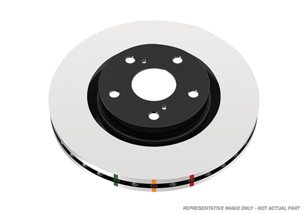 DBA 4000 Series Rear Brake Rotor for Subaru WRX STi with Brembo 6 Pot Calipers