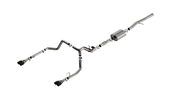 Borla 2024 Chevy Silverado 1500 6.2L V8 ATAK Catback Exhaust - Black Chrome